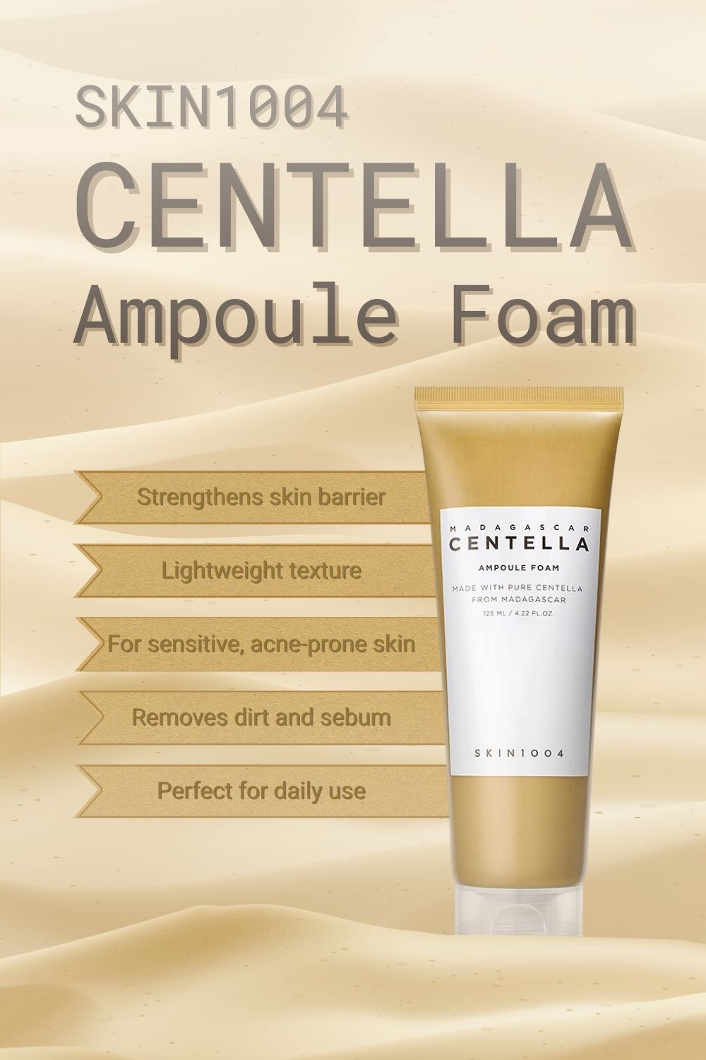 Centella Ampoule Foam – Nettoyant Apaisant & Hydratant