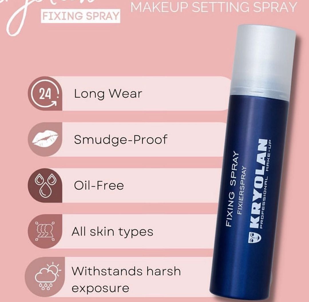 Kryolan Fixing Spray – Spray Fixateur de Maquillage