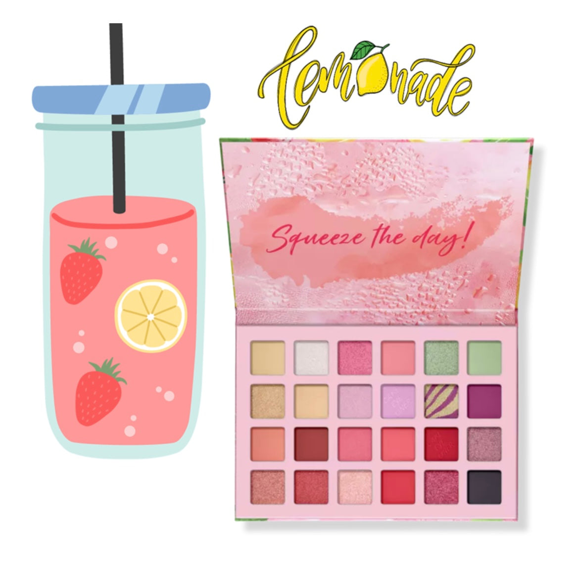 Palette Essence Strawberry Lemonade – Fards à paupières & Eyeliner