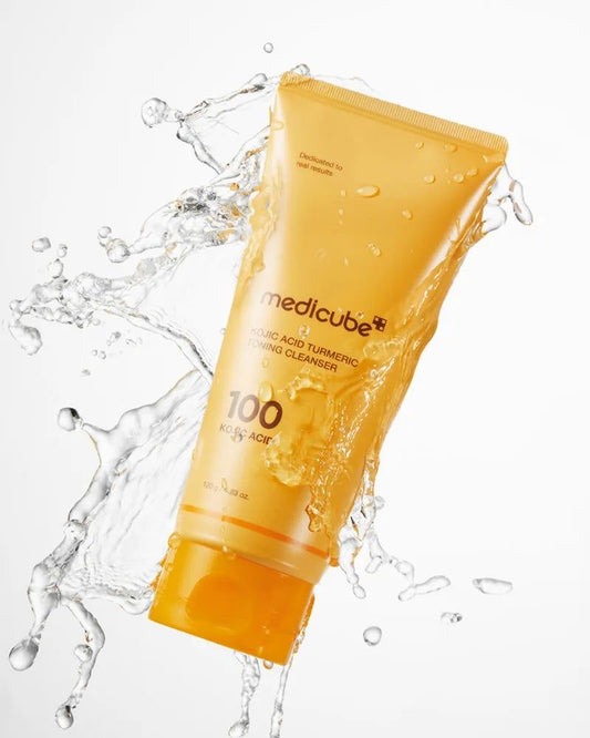 Medicube Kojic Acid Turmeric Toning Cleanser – Nettoyant Éclaircissant & Unifiant