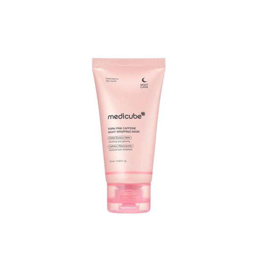 Medicube PDRN Pink Caffeine Night Wrapping Mask – Masque Nuit Régénérant
