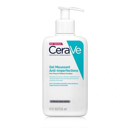 CeraVe Gel Anti-Imperfections 236ml – Soin Purifiant et Rééquilibrant