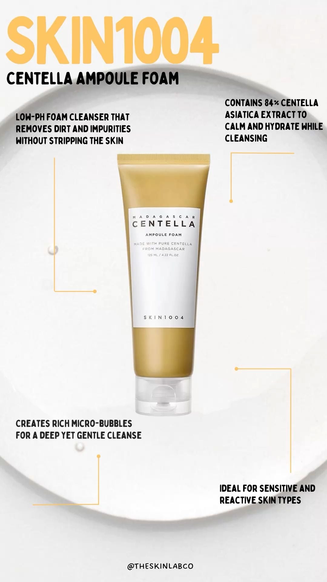 Centella Ampoule Foam – Nettoyant Apaisant & Hydratant