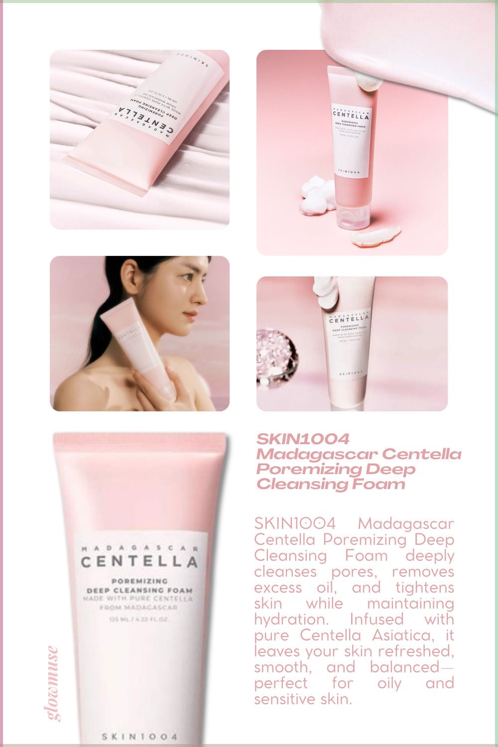 Centella Poremizing Deep Cleansing Foam – Nettoyant Visage Purifiant & Apaisant